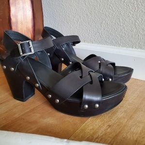 Black Kork-Ease shoes 10